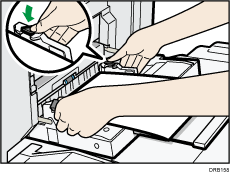 Illustratie van de handinvoer