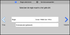 Afbeelding van bedieningspaneel