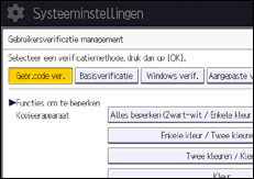 Afbeelding van bedieningspaneel