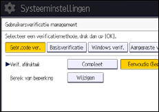 Afbeelding van bedieningspaneel