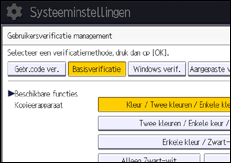 Afbeelding van bedieningspaneel