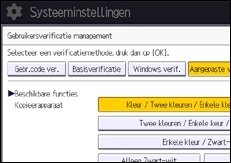 Afbeelding van bedieningspaneel