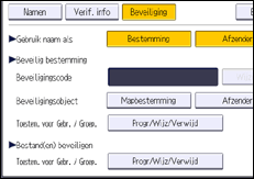 Afbeelding van bedieningspaneel
