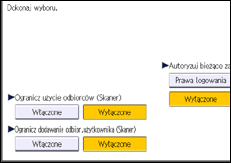 Ilustracja ekranu panela operacyjnego