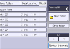 Ilustracja ekranu panela operacyjnego