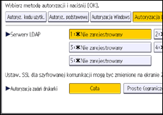 Ilustracja ekranu panela operacyjnego