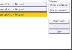 Ilustracja ekranu panela operacyjnego