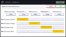 Ilustracja ekranu panela operacyjnego