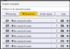 Ilustracja ekranu panela operacyjnego
