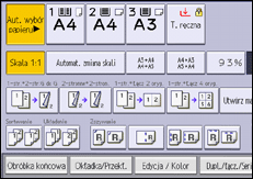 Ilustracja ekranu panela operacyjnego