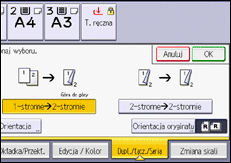 Ilustracja ekranu panela operacyjnego