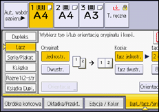 Ilustracja ekranu panela operacyjnego