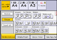 Ilustracja ekranu panela operacyjnego