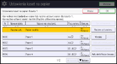 Ilustracja ekranu panela operacyjnego 