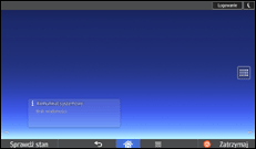 Ilustracja ekranu panela operacyjnego