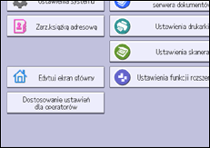 Ilustracja ekranu panela operacyjnego