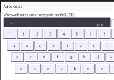 Ilustracja ekranu panela operacyjnego