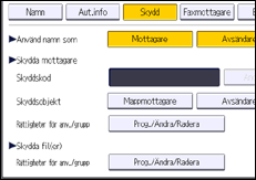 Bild av användarpanelens skärm