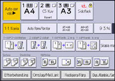 Bild av användarpanelens skärm