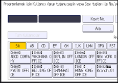 İşlem paneli ekran çizimi