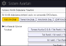 İşlem paneli ekran çizimi