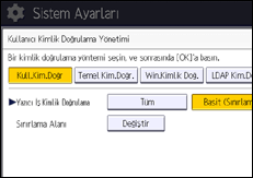 İşlem paneli ekran çizimi