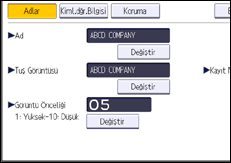 İşlem paneli ekran çizimi