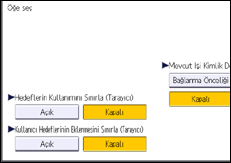 İşlem paneli ekran çizimi
