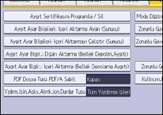 İşlem paneli ekran çizimi