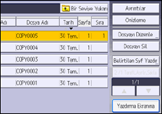 İşlem paneli ekran çizimi