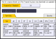 İşlem paneli ekran çizimi