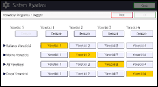 İşlem paneli ekran çizimi