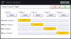 İşlem paneli ekran çizimi