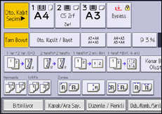 İşlem paneli ekran çizimi