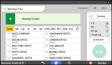 İşlem paneli ekran çizimi