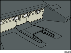 Z-fold support tray 2 illustration