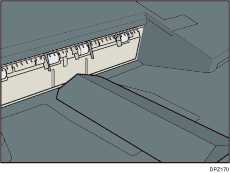 Z-fold support tray 1 illustration