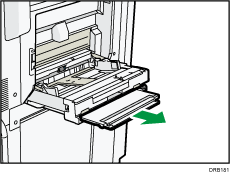 Multi bypass banner sheet tray illustration