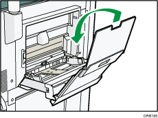 Multi bypass banner sheet tray illustration