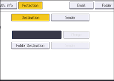 Operation panel screen illustration