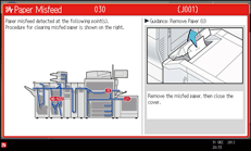 Operation panel screen illustration