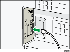 连接IEEE 1284接口电缆插图
