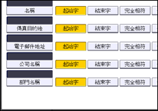 操作面板畫面說明圖