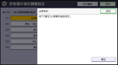 操作面板畫面說明圖
