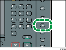 紙張設定鍵的說明圖