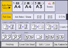 ภาพแสดงหน้าจอแผงควบคุม