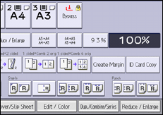 ภาพแสดงหน้าจอแผงควบคุม