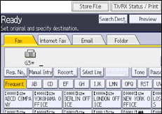 ภาพแสดงหน้าจอแผงควบคุม