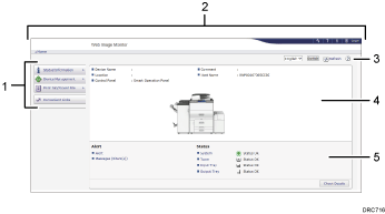 ภาพประกอบหน้าจอเว็บเบราว์เซอร์เรียงลำดับชื่อตามหมายเลข