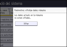 Il·lustració de pantalla del panell d'operacions